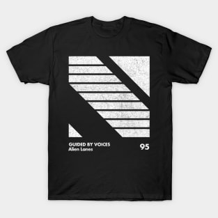 Alien Lanes / Minimal Graphic Design Tribute T-Shirt